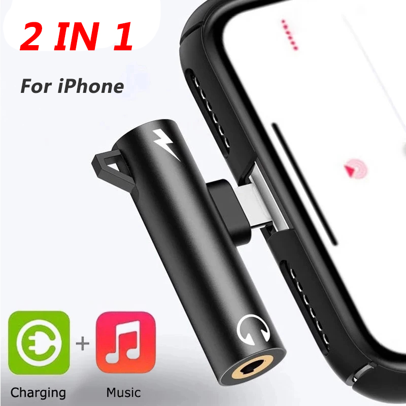 Earphone Splitter Jack - 2 In1 อะแดปเตอร์ Splitter สําหรับ iPhone