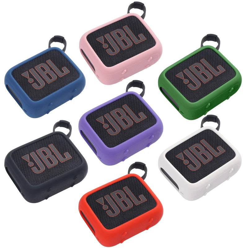 Jbl Speaker Go 4 - เคสซิลิโคนสำหรับลำโพงบลูทูธพกพา JBL GO 4, เคสป้องกันสำหรับลำโพง JBL