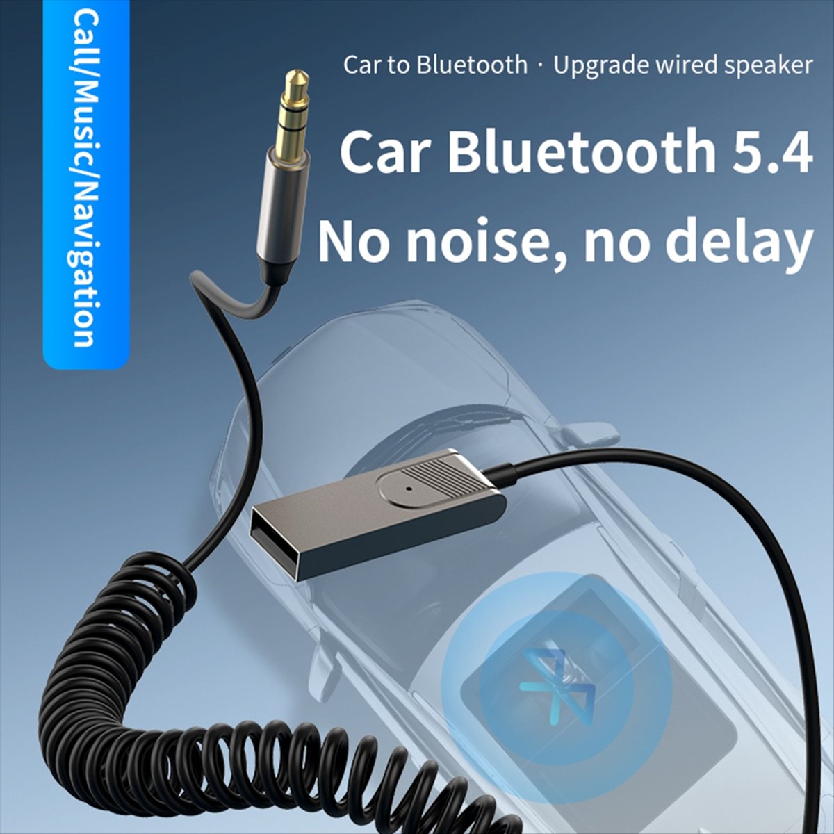 A85P AUX ตัวรับสัญญาณบลูทูธ 5. - Bluetooth Adapter Receiver บทวิจารณ์และราคา