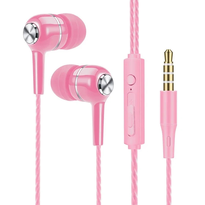 หูฟังแบบมีสาย 3.5 มม. หูฟังชนิ - Wired Earphone Mic บทวิจารณ์และราคา