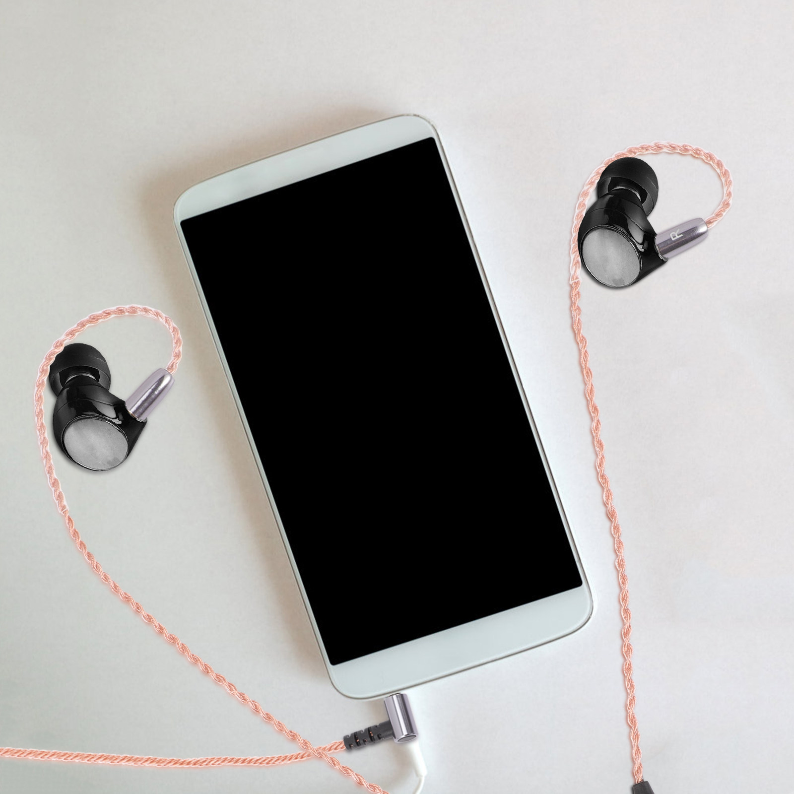สายหูฟังสำรองแบบยืดหยุ่น PVC ค - Wired Earphone Mic บทวิจารณ์และราคา