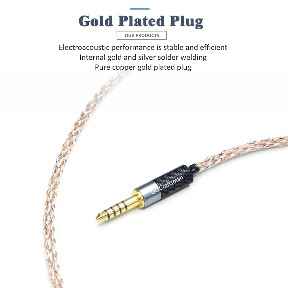 5N OFC ทองแดง + Graphene ใน Ea - In Ear Monitor Iem บทวิจารณ์และราคา