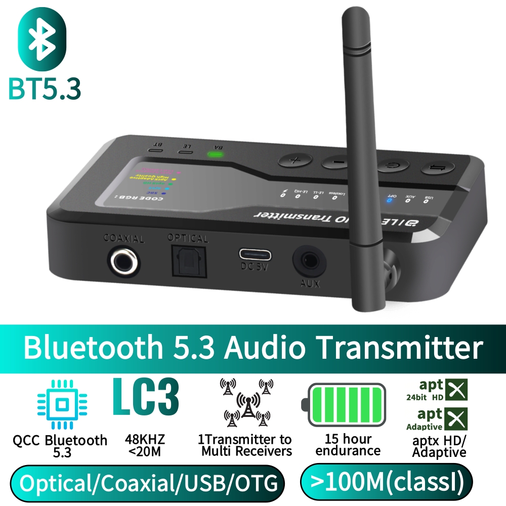 เครื่องส่งสัญญาณเสียงบลูทูธ 5. - Bluetooth Adapter Receiver บทวิจารณ์และราคา
