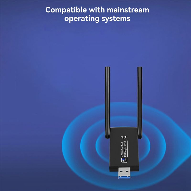 N34R-1300Mbps USB 3.0 Wifi Blu - Bluetooth Adapter Receiver บทวิจารณ์และราคา